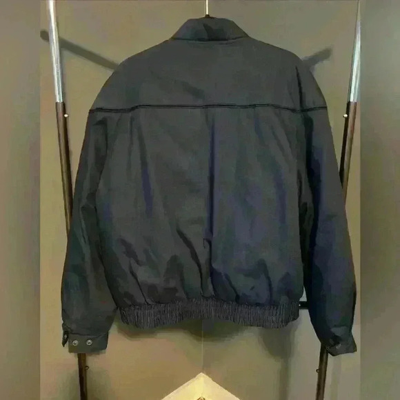 Vintage‎ Mcgregor Winter Men’s Bomber Jacket Navy Blue Size Large Excellent - Picture 2 of 15